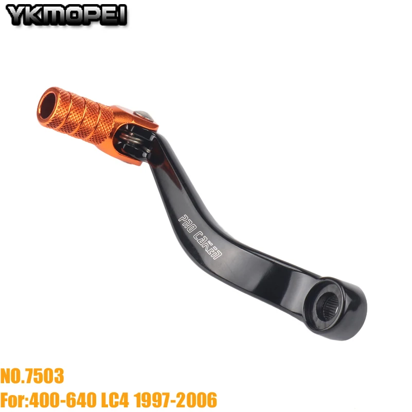 CNC Aluminum Billet Gear Shifter Shift Lever For KTM 400-640 LC4 1997 1998 1999 2000 2001 2002 - 2006 Motocross Enduro Dirt bike CNC Aluminum Billet Gear Shifter Shift Lever For KTM 400-640 LC4 1997 1998 1999 2000 2001 2002 - 2006 Motocross Enduro Dirt bike