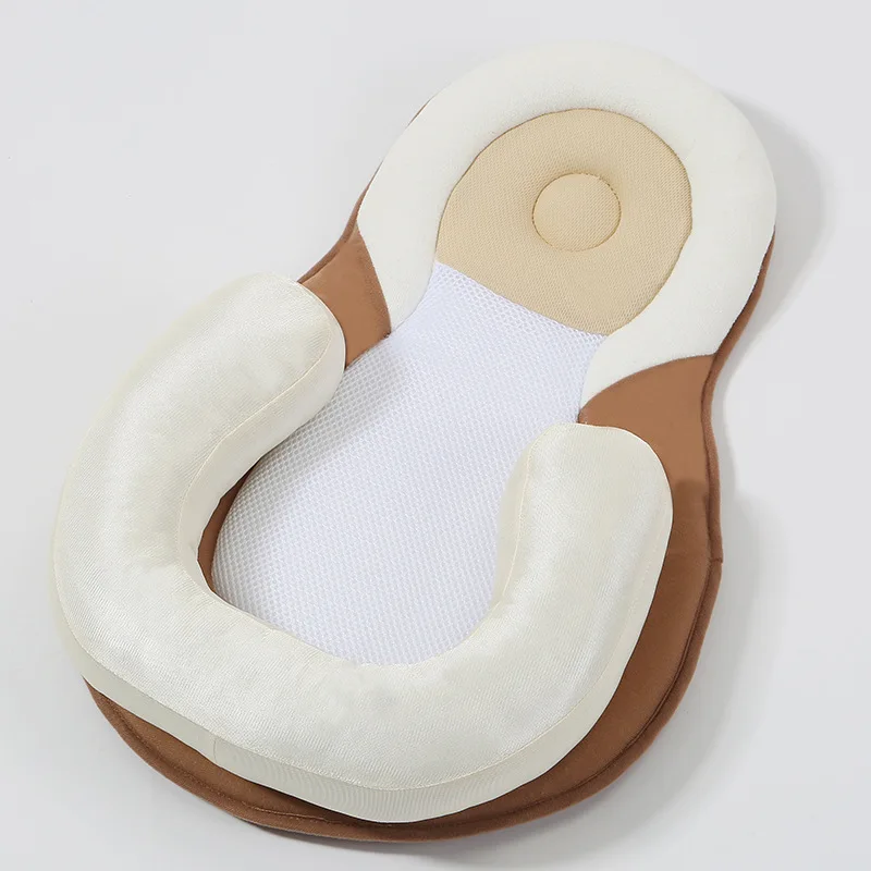 Oeak/Детская стереотипная подушка для младенцев, матрас с защитой от опрокидывания, подушка для 0-12 месяцев, детская подушка для сна, подушка для позиционирования, хлопковая подушка