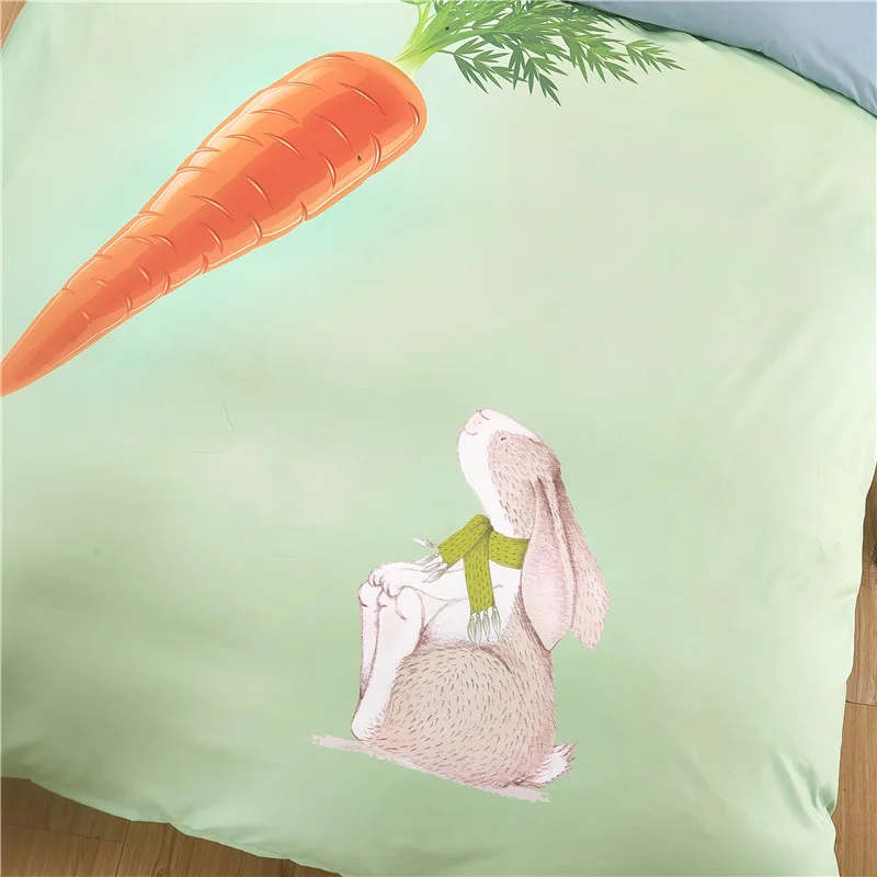 

Textile Product Bedding Three-piece Set Carrot Meng Rabbit Cartoon Four-piece Set