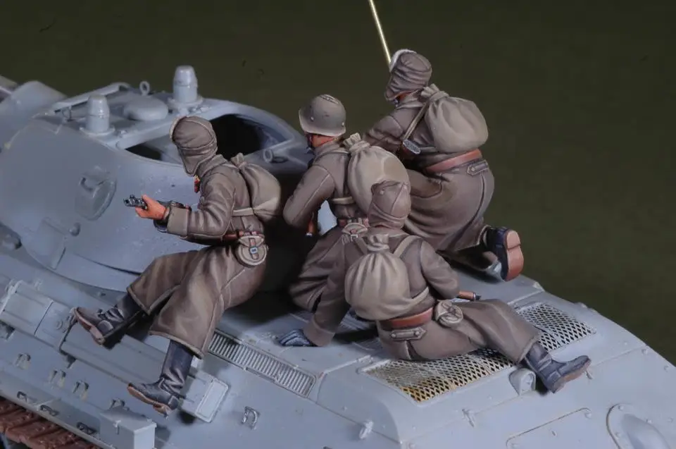 1/35 Смола Модель Строительный комплект фигурка русский солдат