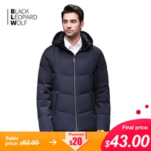 Blackleopardwolf Зимний мужская пуховик модное пальто мужская парка аляска ветрозащитная верхняя одежда современный стиль распродажа BL-973
