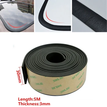 

Car SUV Window Windshield Sunroof Seal Rubber Strip Moulding Trim Car Windshield Sunroof Triangular Window 5M Sealing Strip