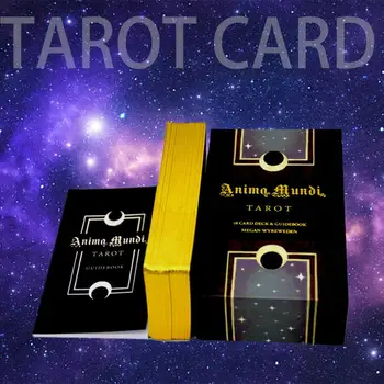 

Anima Mundi Tarot Deck 78 Card Deck with Guide Book Nature Deck Occult Divination Cards Major and Minor Arcana Game Gilt Origin