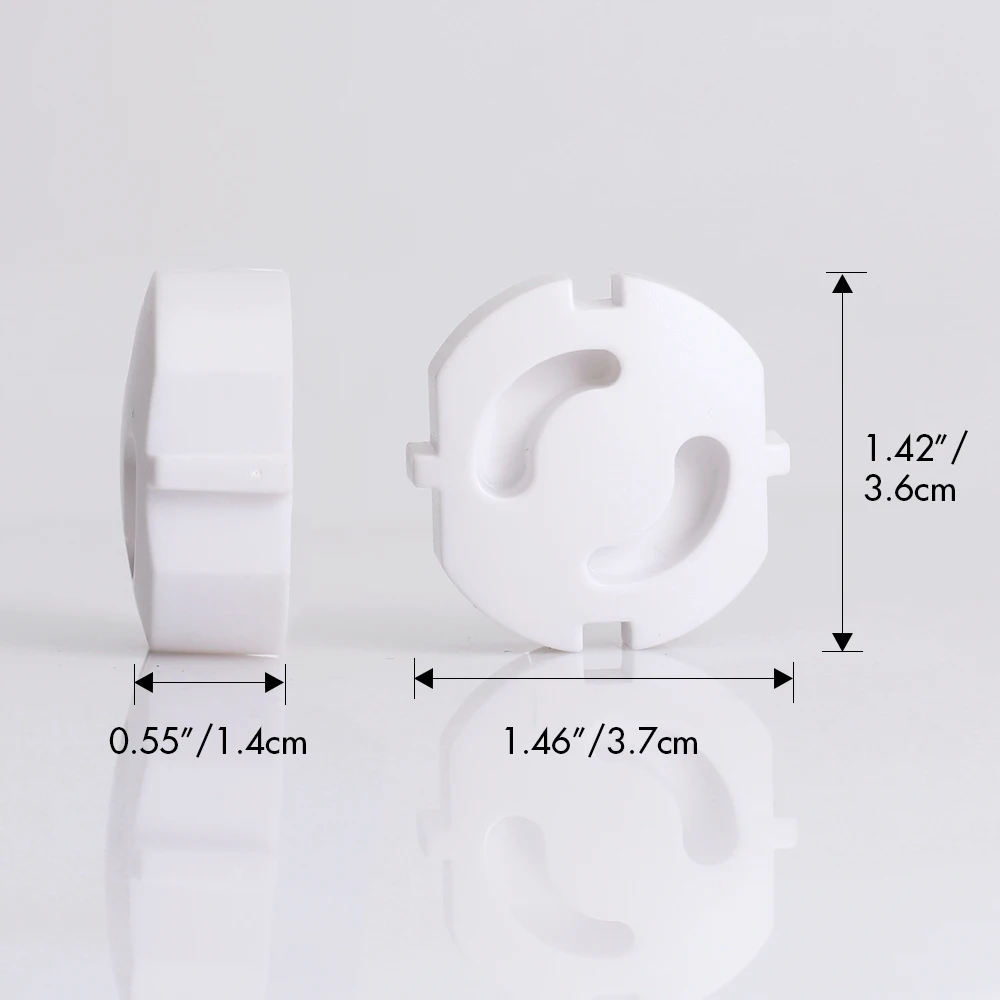 EU stand power socket cover electrical outlet baby child safety guard electric shock proof plugs protector rotate cover 10pcs socket covers