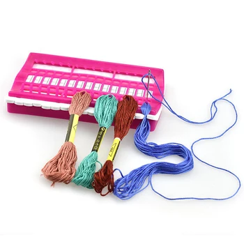 

30 Positions Cross Stitch Row Line Tool Set Sewing Tools Sewing Needles Holder Embroidery Floss Thread Organizer DIY 3 Colors