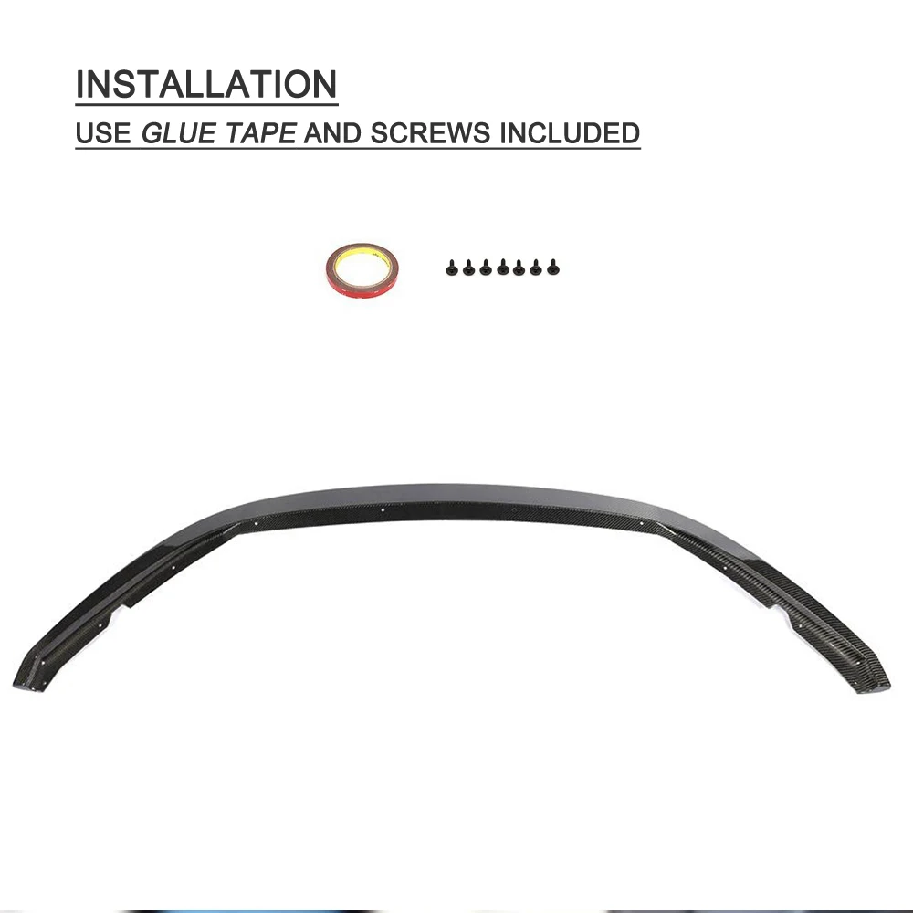 Carbon Fiber Front Bumper Lip for Maserati GranTurismo GT 2007 2008 2009 Front Bumper Lip Splitters
