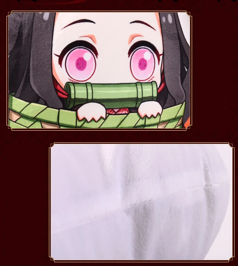 Японская аниме Подушка Косплей демона Slayer Kimetsu no Yaiba Kamado Nezuko плюшевая кукла-подушка мягкая подушечка диванная подушка подарок