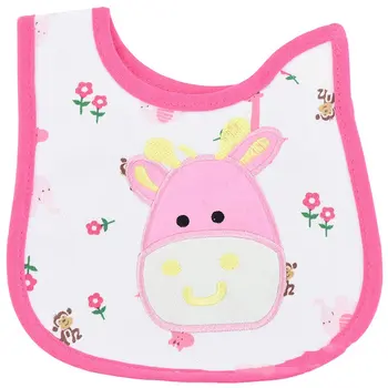 

2019 New Baby Saliva Towel Cotton Cartoon Bib U-shape 3-layer Waterproof Kids Toddler Lunch Bibs Infant Baby Saliva Animal Towel
