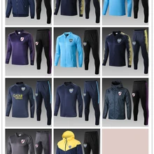 19 20 Новинка Boca Juniors Ривер Плейт спортивный костюм зимний тренировочный костюм Ривер Плейт футбольный костюм футбольный Джерси рубашка на молнии dhl