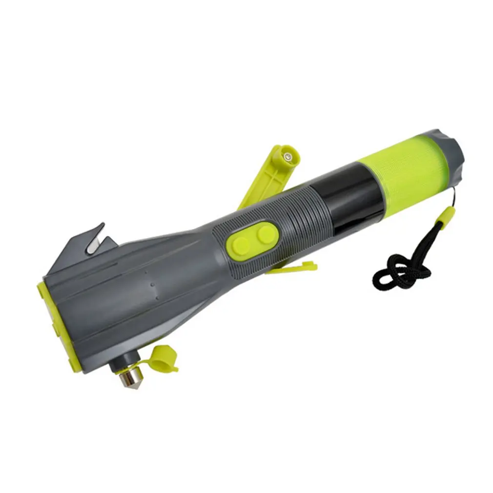 

Shake Hand Torch Multi-Function Automobile Safety Hammer Flashlight Fire Escape Hammer Automobile Safety Supplies