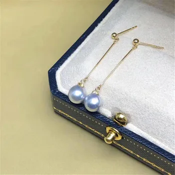 

HOT High Quality S925 Sterling Silver Stud Earrings Settings DIY Pearl Earring Hooks Findings Women's Jewelry Making Accessories