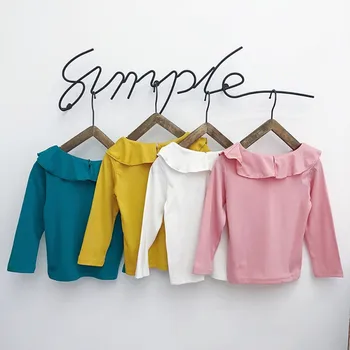 

Baby Girls T-Shirt Autumn Long Sleeve Thicken Cartoon Printed Bottoming Shirt Cotton Children Tops Kids Shirts Clothing Sets Hot