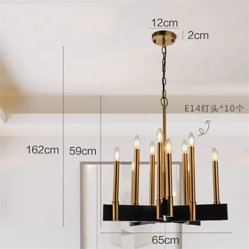 

Nordic Golden Pendant Lights Luxury E14 Restaurant Lighting Hotel Lobby Customer Study Cafe Commercial Pendant Lamps Luminaire