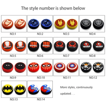 

2019 New Silicone Analog Gamepad Joystick Thumb Stick Grips Caps for PS4 / Xbox One/360 /NS Pro Game Controller Accessories
