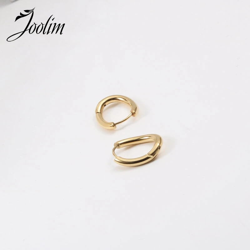 Waterproof & Tarnish Free Minimalist NO Fade Fashionable Oval Flattened