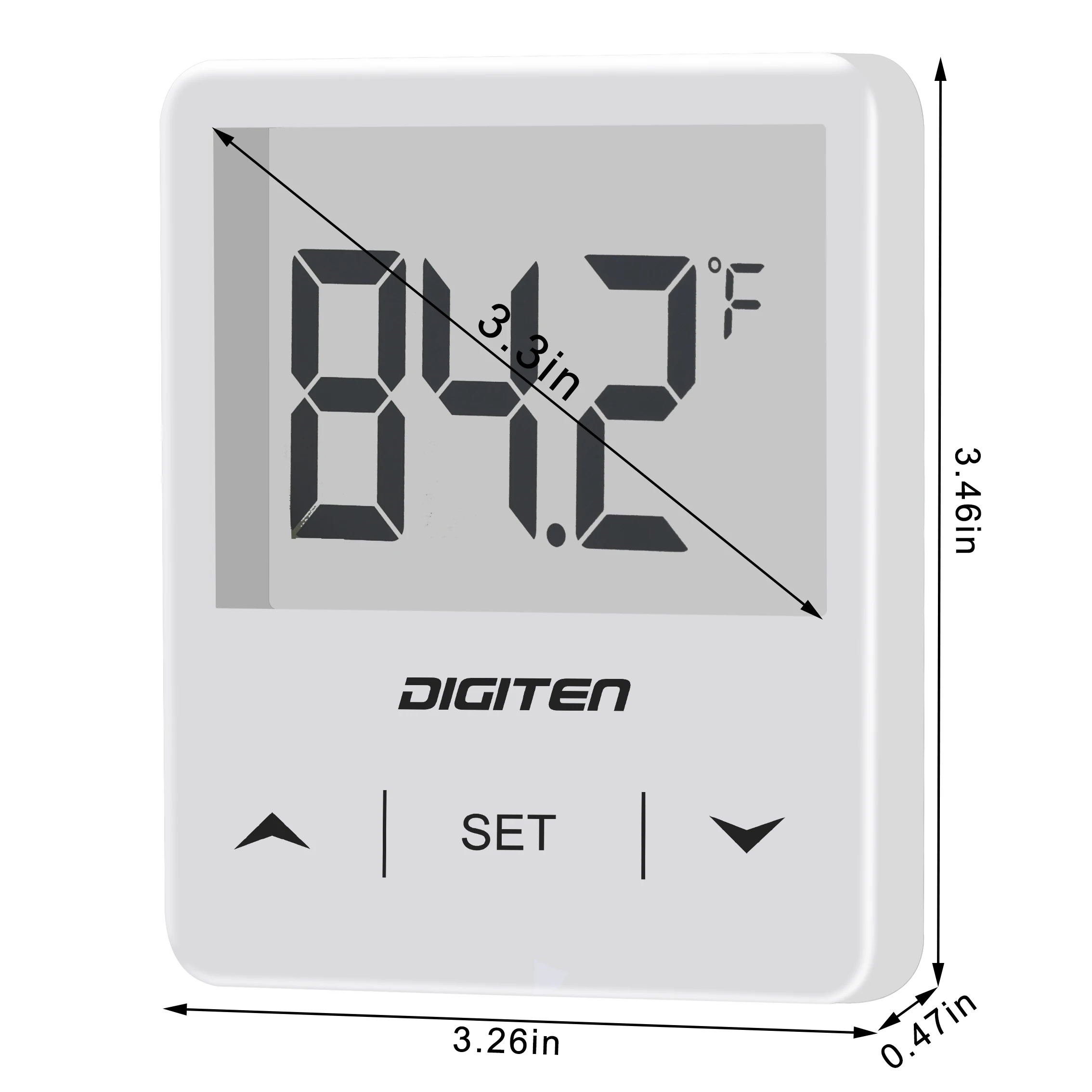 DIGITEN Aquarium Thermometer Digital Fish Tank Thermometer with