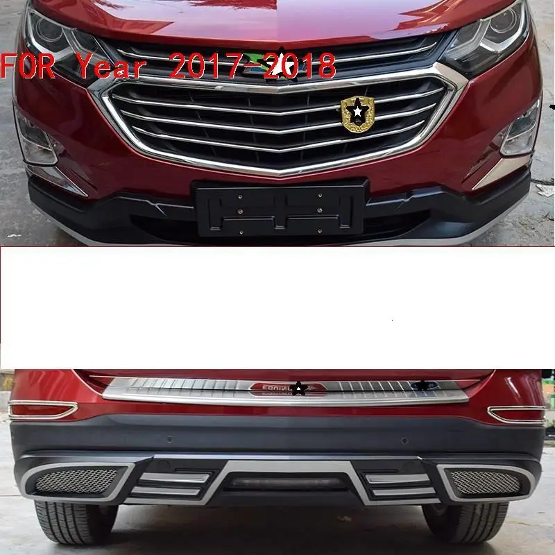 Автомолдинги, аксессуары, модифицированный Стайлинг, Automovil, передняя губа, тюнинг, задний диффузор, автомобильные бамперы 17 18 для Chevrolet Equinox