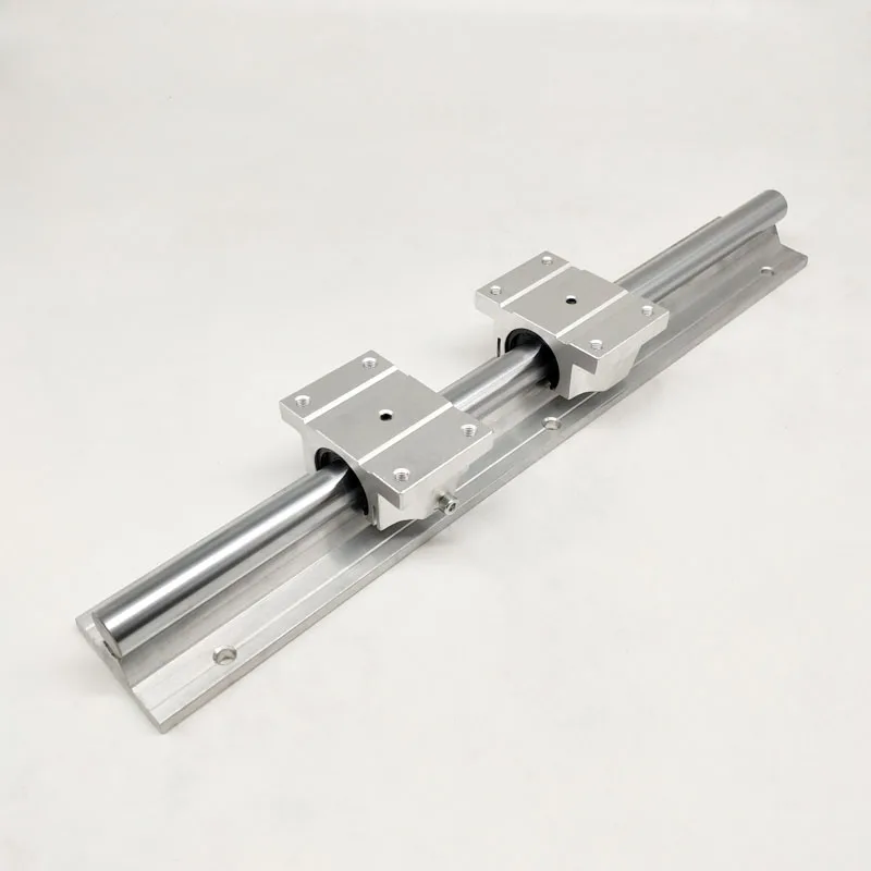 2X TBR16-2000mm 16MM SUPPORTED LINEAR RAIL 4 TBR16UU Rounter Bearing