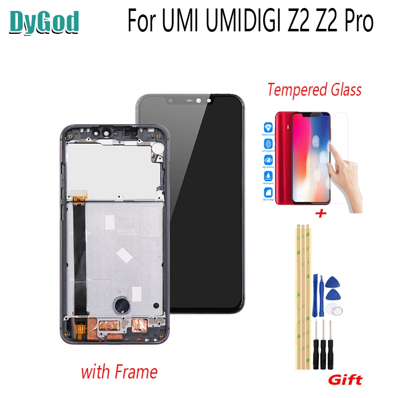 ЖК дисплей 6 2 дюйма для UMI UMIDIGI Z2 Pro сенсорный экран s дигитайзер в сборе запасные