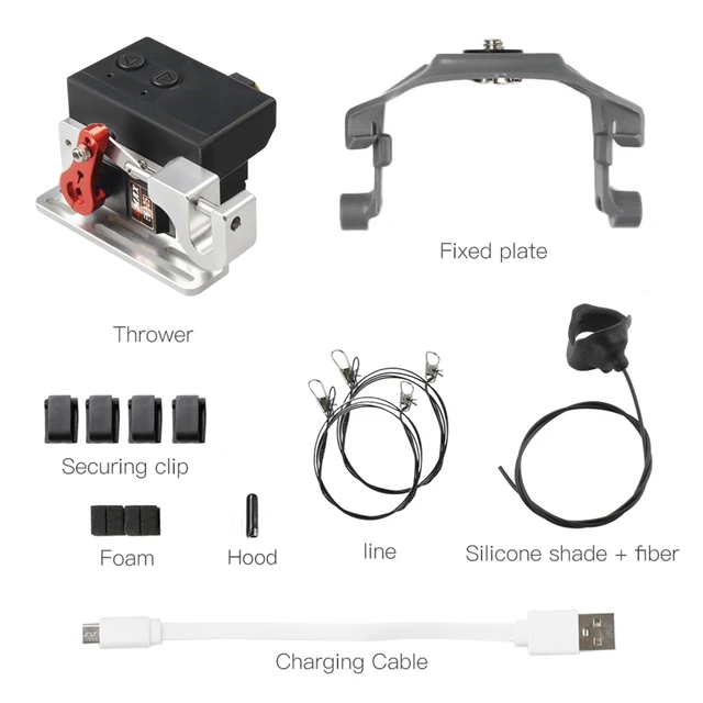 $38.83  Emergency Aids Lightweight Wedding Payload Delivery Drop Transport RC Toy High Strength Drone Clip 