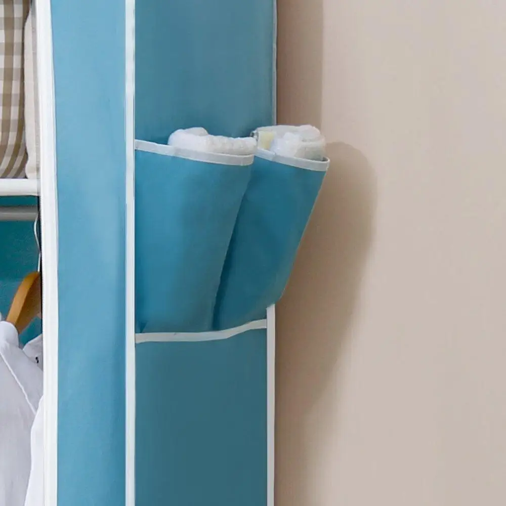 Portable Clothes Storage Closet, Double Wardrobe Organizer with Rack Shelves Wardrobe Home Furniture Portable Clothes Storage Closet, Double Wardrobe Organizer with Rack Shelves Wardrobe Home Furniture