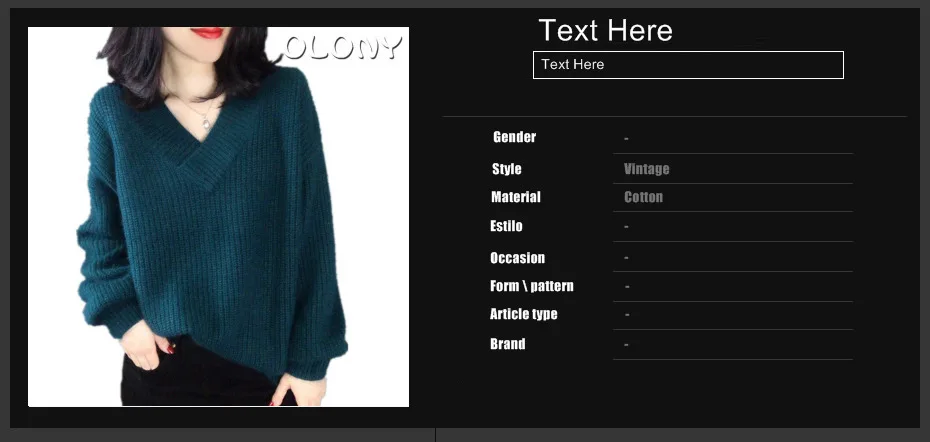 Осенний свитер для фейерверка женские свободные толстые Deep2019 OLONY eden park top femme