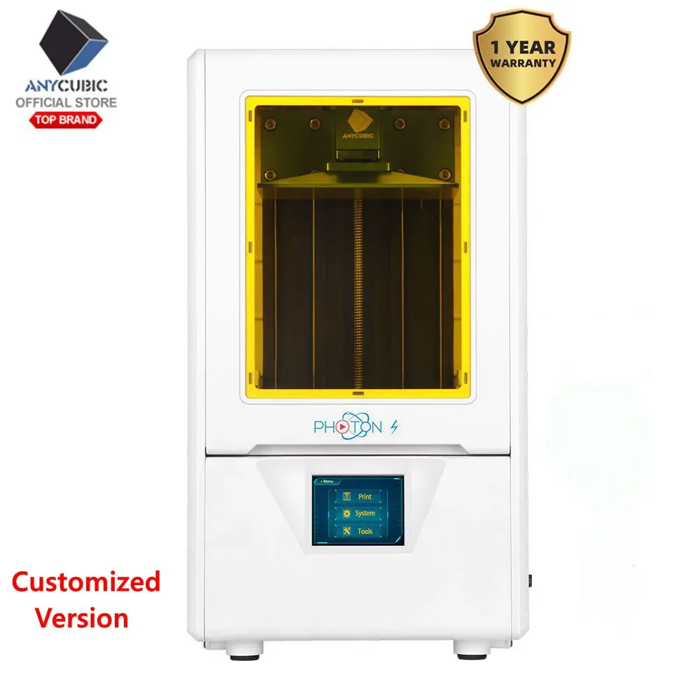 ANYCUBIC Photon S 3d принтер по индивидуальному заказу SLA большого размера двойной Z axis 405nm