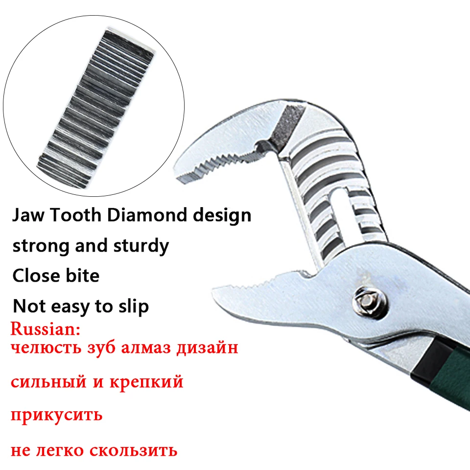 Yalku 1" 12" многофункциональные плоскогубцы быстроразъемные трубы универсальный гаечный ключ ручка трубы гаечный ключ газовые ключи ручные инструменты