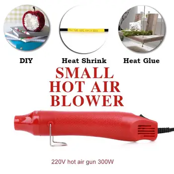 

Heat Pistol 300W Plastic Hardware Accessories Industrial Welding Torch Tools Nozzles Hot Air Pistol Rework Station Black DIY