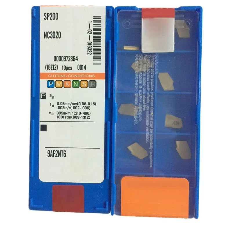 10* SP200 NC3020 SPB26 ZQMX2N11-1E пазовые щелевые отсечки карбида части для вставки
