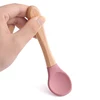 25 Colors High Quality Children's Tableware Feeding Solid Food Bowl Spoon Set Of Dishes Plates For Food Baby Stuff 3
