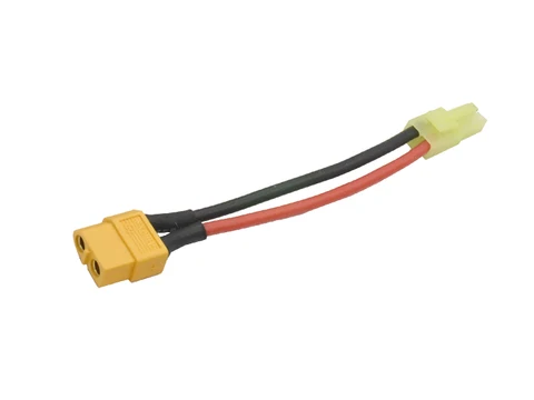 Small Tamiya To XT30 Plug Connector Adapter For Airsoft AEG RC Plane Car Battery Charger ESC Drone Motor title=