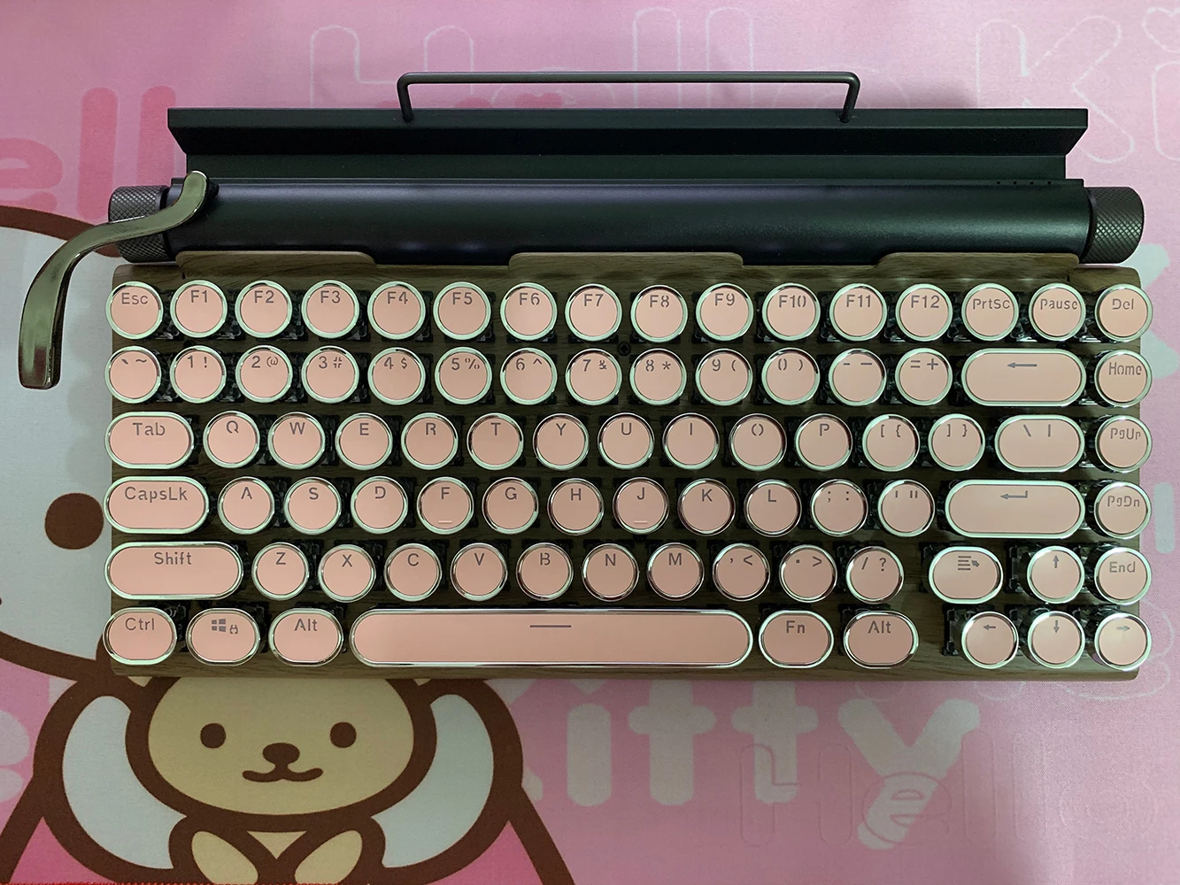 超特価激安 レトロな機械式タイプライター パンク キーボードキャップ 電話 タブレット Mac Bluetooth 電話 Pc ゲーマー用 アウトレット 店舗 東京 Lp Megaestante Com Br