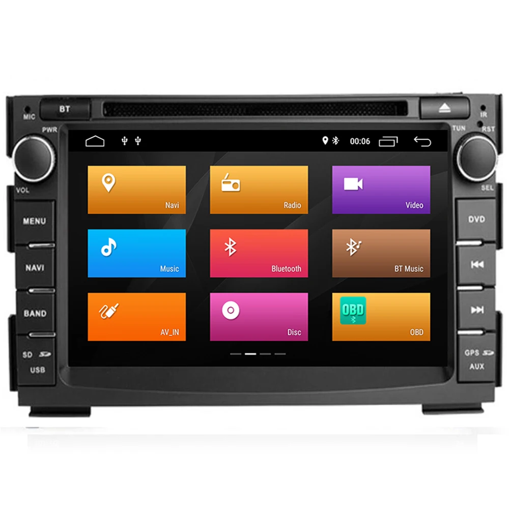 Top IPS screen Android 9.0 8 core 4+64G Car DVD Player GPS for Kia Ceed 2010-2012 with wifi BT Stereo Radio 3