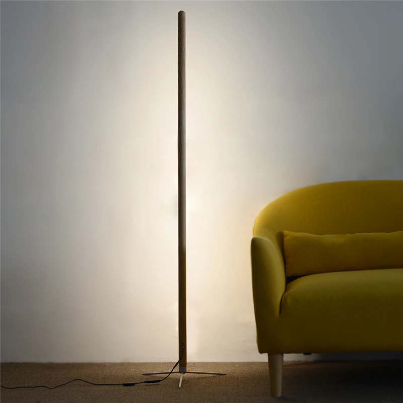 Nordic Minimalist Floor Lights Modern Wooden Floor Lamp Creative Personality Led Stand Light Living Room Bedroom Decor Luminaria