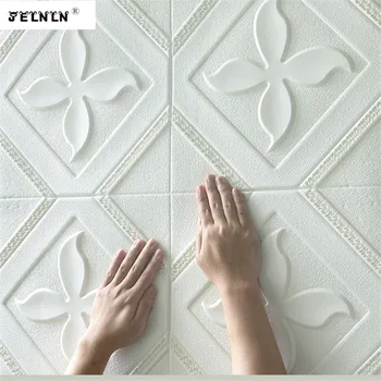 

3d stereo wall stickers self-adhesive waterproof moisture-proof ceiling sticker roof roof decorative foam wallpaper kids room