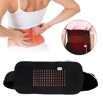 

Electric Hot Compress Red Light Waist Brace Therapy Pain Relief Support Belt