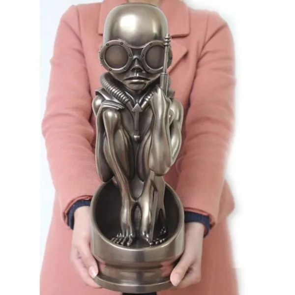 H. R. Giger классический AVP машина для рождения Детская пуля смолы статуя ручной работы 15,3 дюймов