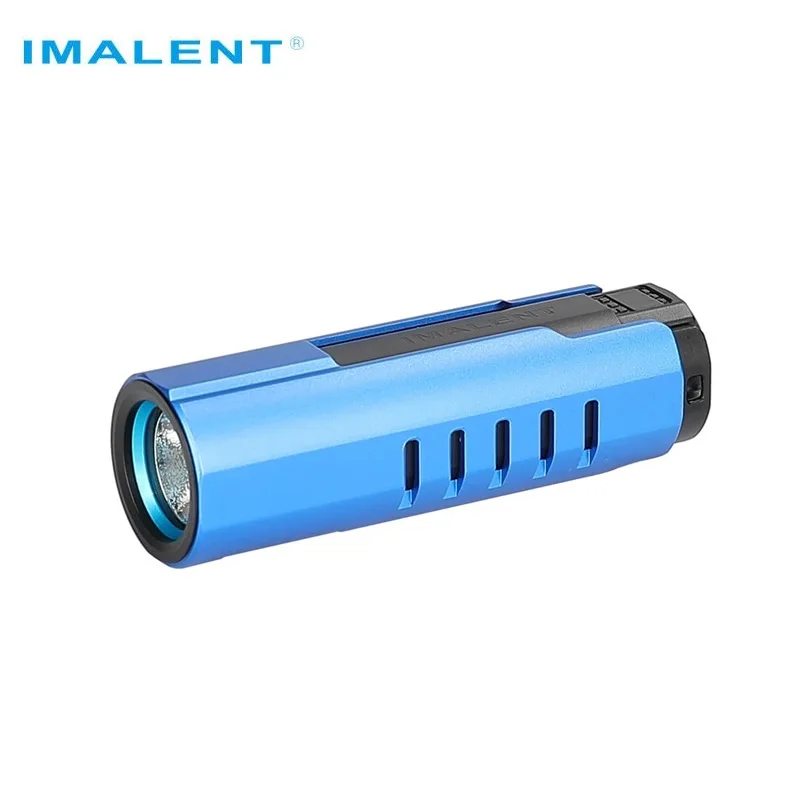 US $56.35 Imalent LD70 Rechargeable LED Flashlight Cree XHP70 2nd 4000 Lume High Power Search Light with 18350 Battery for Hiking Camping