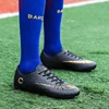 New Men's Outdoor Soccer Shoes Football Boots High Ankle Kids Cleats Crampon Training Football Sneakers Size 35-45 Dropshipping ► Photo 3/6