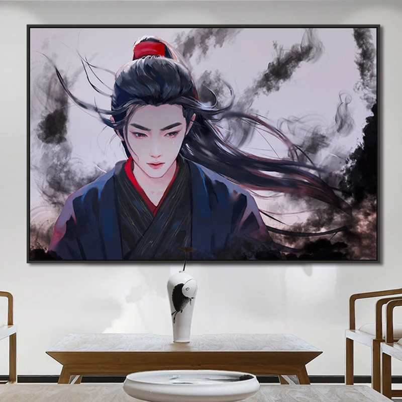 Günstige Malerei durch zahlen kunst farbe durch zahl Die Untamed charakter Hause flur hand bemalt geschenk dekorative malerei