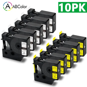 

10PK 18432 18444 Label Tape For DYMO 18432 18444 Rhino IND Vinyl Labels 12mm for DYMO Rhino 4200 5200 5000 6000 Label Maker