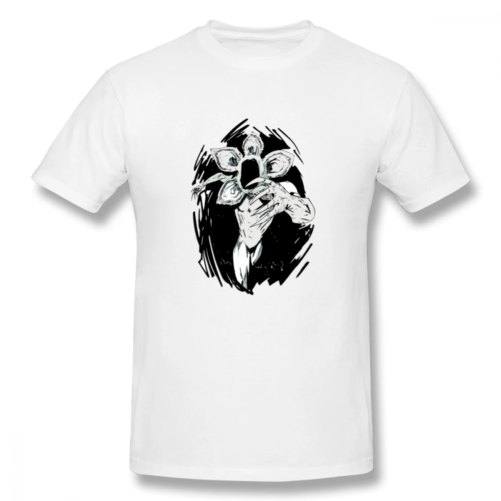 

Summer Men's Basic Short Sleeve T-Shirt Casual Cotton Stranger Things Monster Drawing printing t shirt men tee shirt