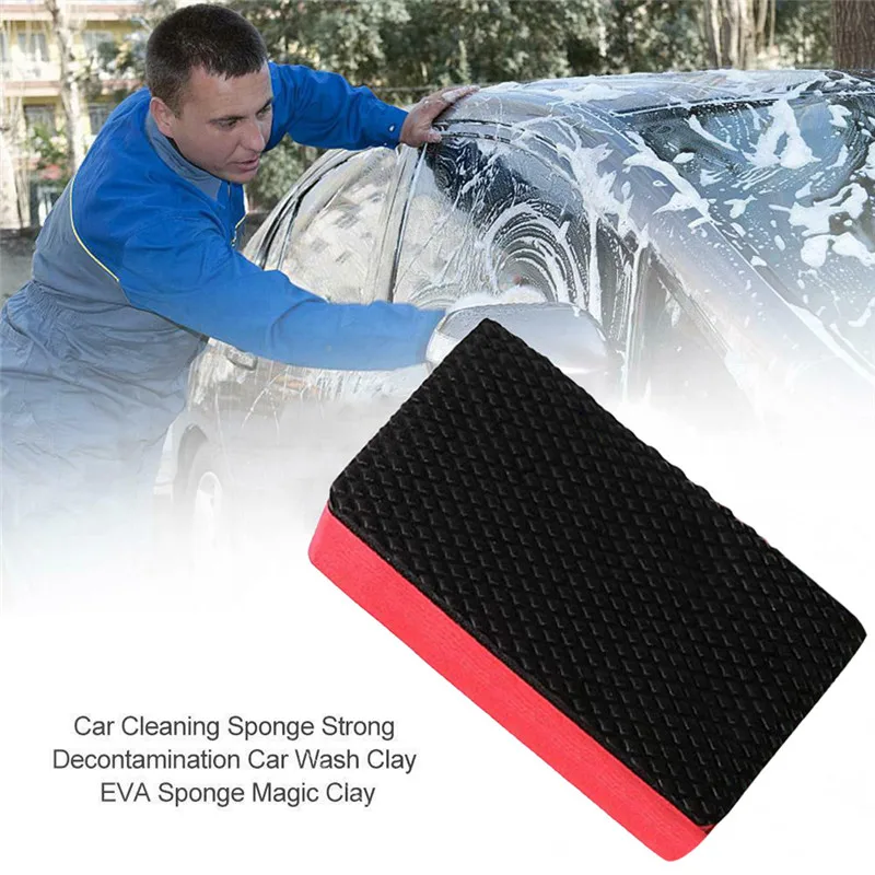 

Car Wash Clean Sponge Magic Mud Cleaning Brush Polish Pads Tool Eraser Use with Auto Towel Styling Car Accessories Dropshipping