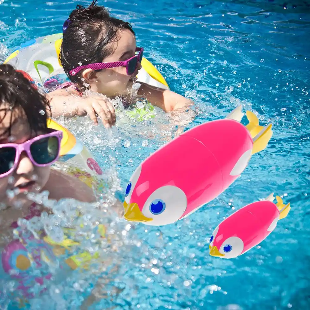 swimming penguin bath toy