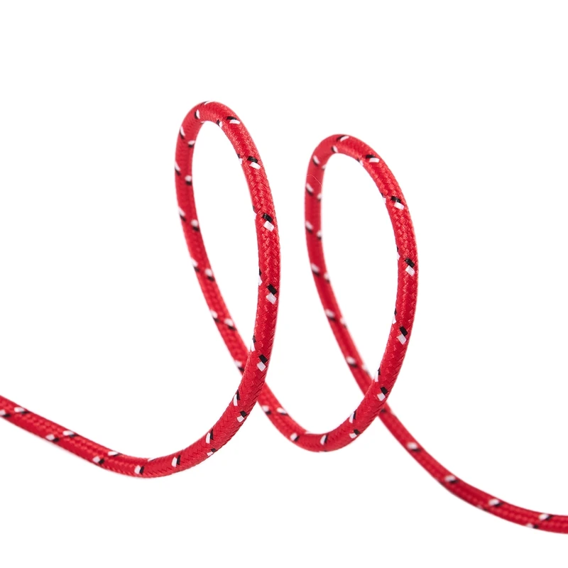 Universal 3M/10FT mini USB Nylon net Weave Data cable For Samsung Galaxy S6 Red