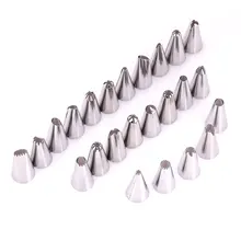 SOLEDI насадки с узорами торт* сопло 24 шт. 24 шт./компл. кондитерские изделия из нержавеющей стали кекс Серебряный крем