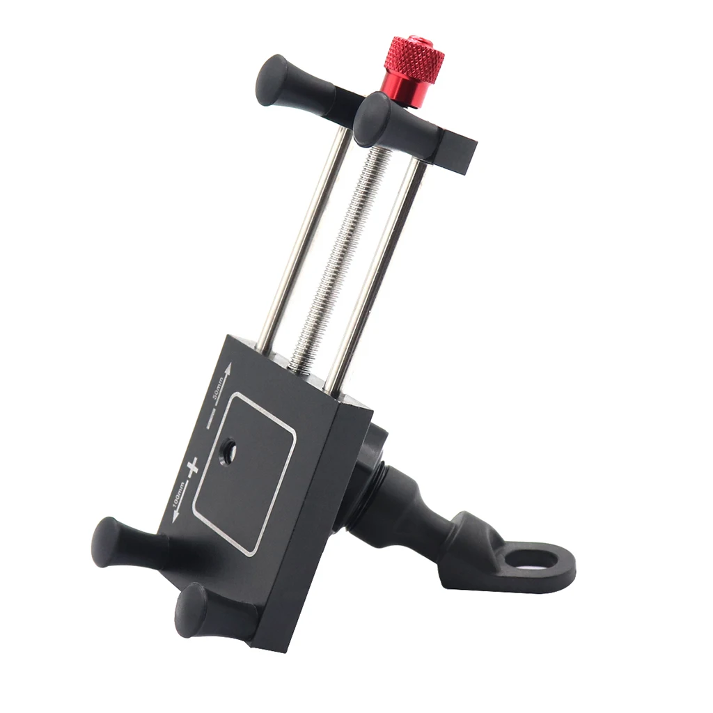 Bike Phone Mount, Universal Adjustable Motorcycle Handlebar Phone Holder Cradle Clamp For Most 4