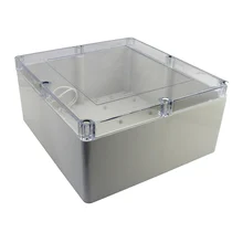 300x280x140 мм ABS IP65 водонепроницаемая Пластиковая распределительная коробка для проводов прозрачный корпус Электронный терминал