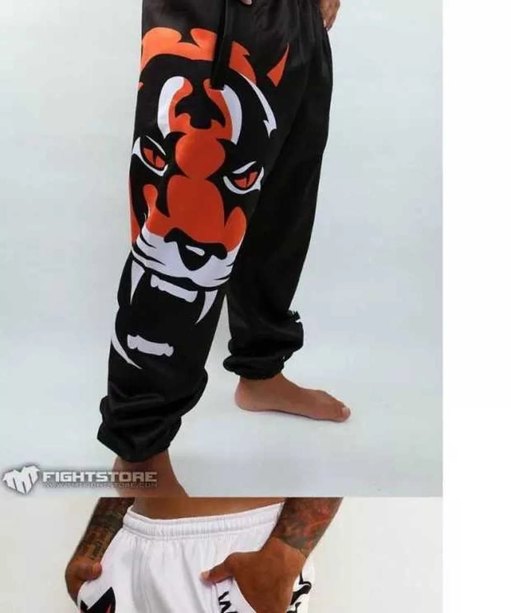 Мужские спортивные штаны для бокса Tigter Muay Thai свободные большого размера бега